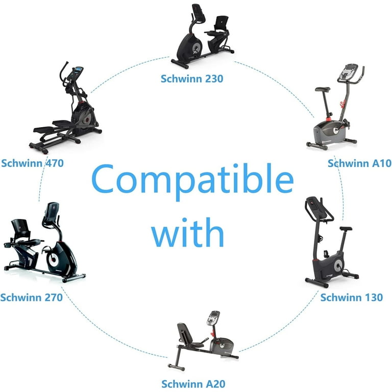 Replacment for Schwinn Power Adapter Compatible with Schwinn 230 270 470 430 420 240 220 130 A10 A20 A40 Exercise Elliptical Recumbent Upright Trainer Power Cord 9V AC Adapter 6.5FT Walmart