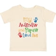 thumbnail image 3 of Inktastic Mamaw and Papaw Love Me Boys or Girls Baby T-Shirt, 3 of 5