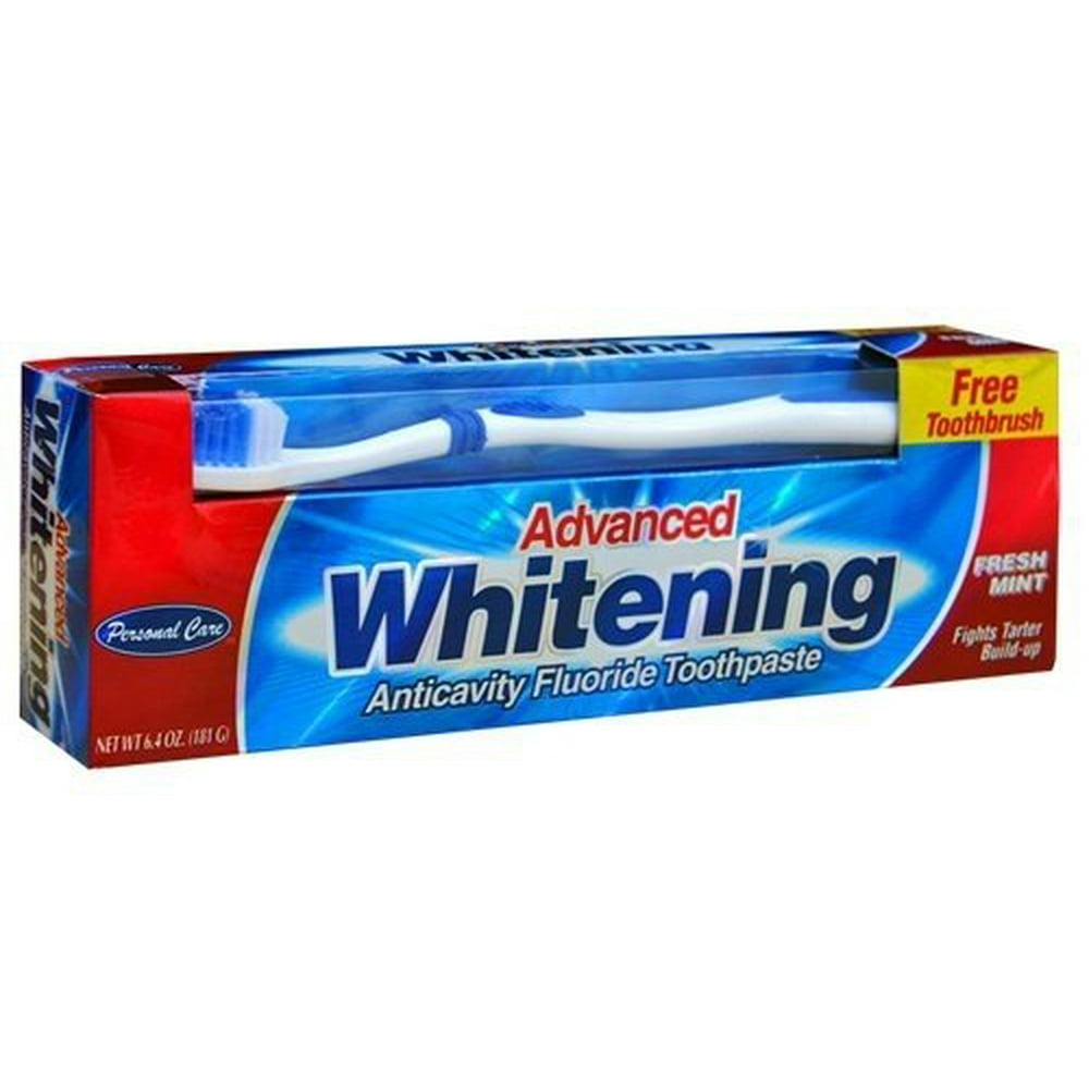 Advanced Whitening Fluoride Toothpaste, 6.4 Oz.