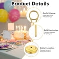 12pcs Table Number Holders Bulk, Gold Place Card Holders Picture Stands ...