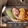 thumbnail image 5 of Shomterade UV-Free Light Therapy Lamp, 10000 Lux Stepless Dimmable, 3 Colors & 9 Brightness Levels for Home, 5 of 8