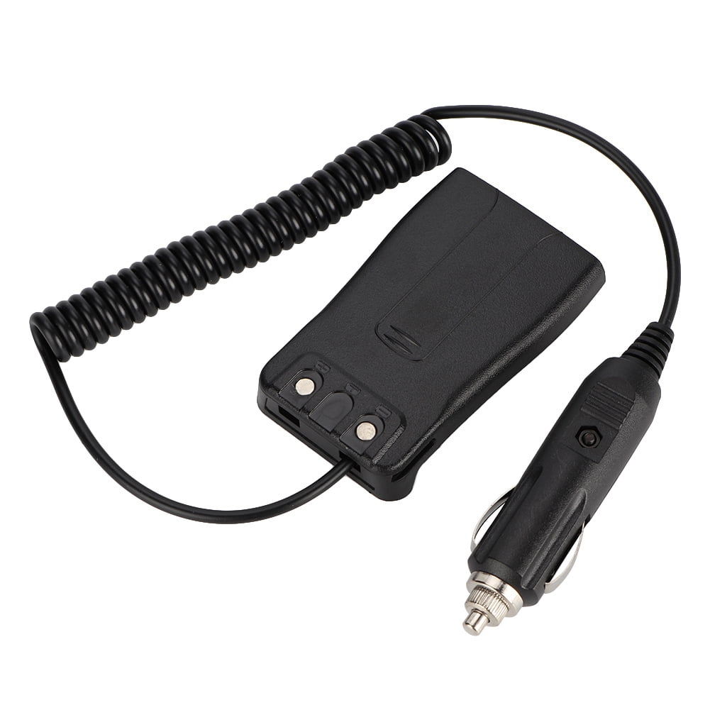 Tebru 12V Car 2 Way Radio Battery Charger Adapter For