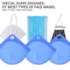 thumbnail image 3 of Bolsa de almacenamiento de mascarilla de silicona, estuche de almacenamiento impermeable de 3 piezas, 3 of 6