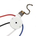 thumbnail image 1 of 1pcs Ceiling Fan Lights Switch Zingear Ze-208s E89885 3 Speed 4 Wire Fan Switch Pull Chain ,fan Lig, 1 of 5