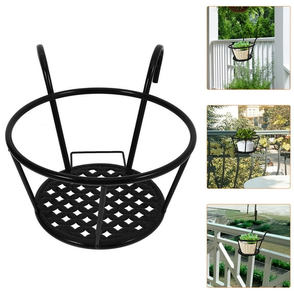 MIPCASE  3Pcs Metal Flowerpot Rack Space Saving for Balcony Decor