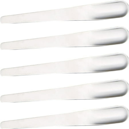 

LIJCC Ice Cream Scoop 304 Stainless Spoon Long Handled Ice Dessert Coffee Spoon Cake Spoon Flat Headed Ice Stir Yogurt Spoon