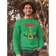 thumbnail image 2 of Your Favorite Elf Sweater Men Sweatshirt, Male Small, 2 of 4
