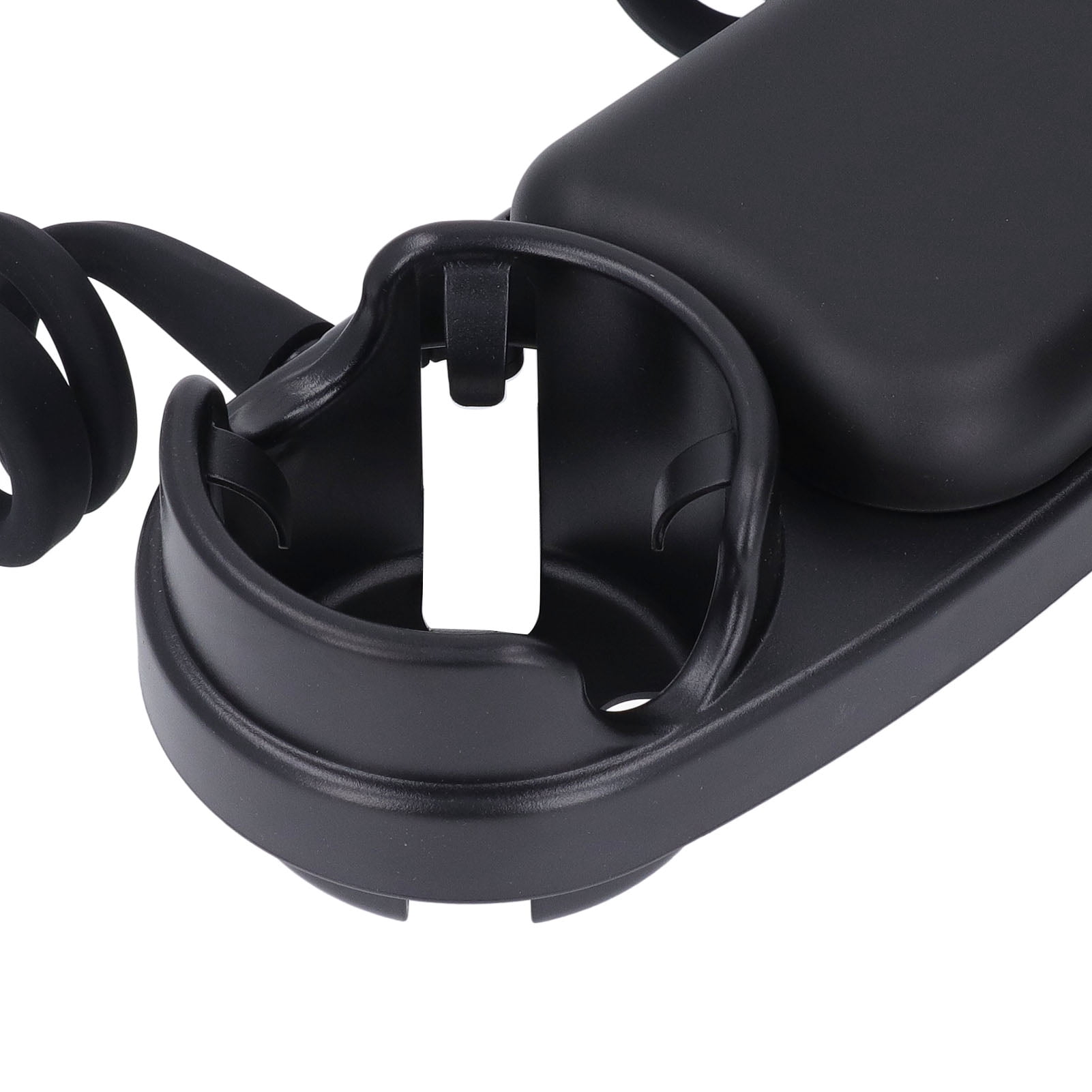 YAHHU Universal Stroller Snack Tray with Cup Holder Multifunctional Portable Plastic Attachment for Baby Toddler Travel Accessories Black Compatible with Most Stroller Bumper Bars
