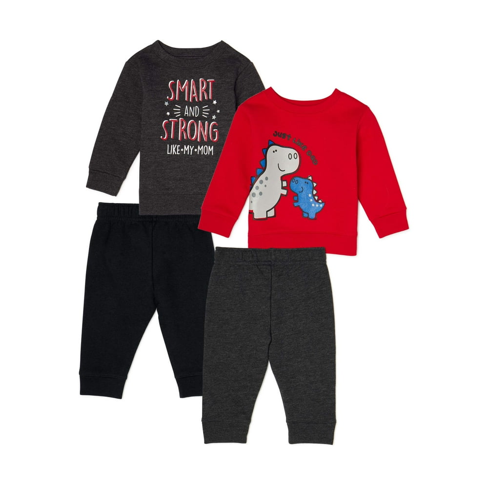 Garanimals Garanimals Baby Boy Sweatshirt & Sweatpants Outfit Set