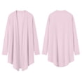thumbnail image 5 of Fall Fashion Must Haves For Women Solid Linen-cotton Cardigan Casual Long Sleeve Open Front Fall/Winter Jacket Outwear, 5 of 9