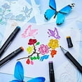 thumbnail image 2 of 16Pcs Reusable Butterfly Stencils Butterfly Template Art Painting Stencils for Paint Craft Wall DIY Decor (6 x 6 Inches), 2 of 5