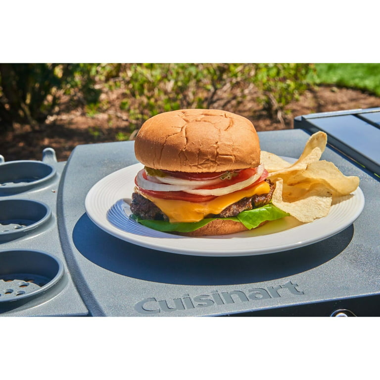 Cuisinel Grill Press - Cast Iron Burger Press for Bacon, Steak and Smashed  Hamburgers - 7.5 Diameter Round Pre-Seasoned Heavy Duty 4-lb. Weight