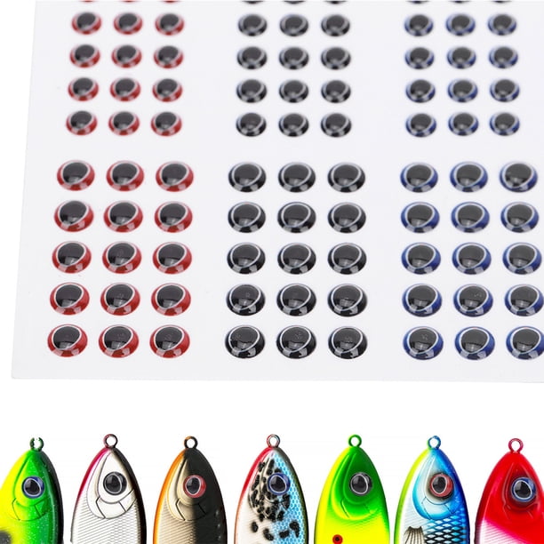 Señuelos de Pesca Con Mosca, Ojos de, Señuelo de Pesca, Ojos de Artificiales, Anzuelo de Pesca, Manualidad, Señuelo de Pesca, Ojos 3d, Ojos de, 183