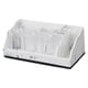 thumbnail image 3 of Organizador de tocador para baño, resina para uso doméstico, multiusos. Blanco, 3 of 9