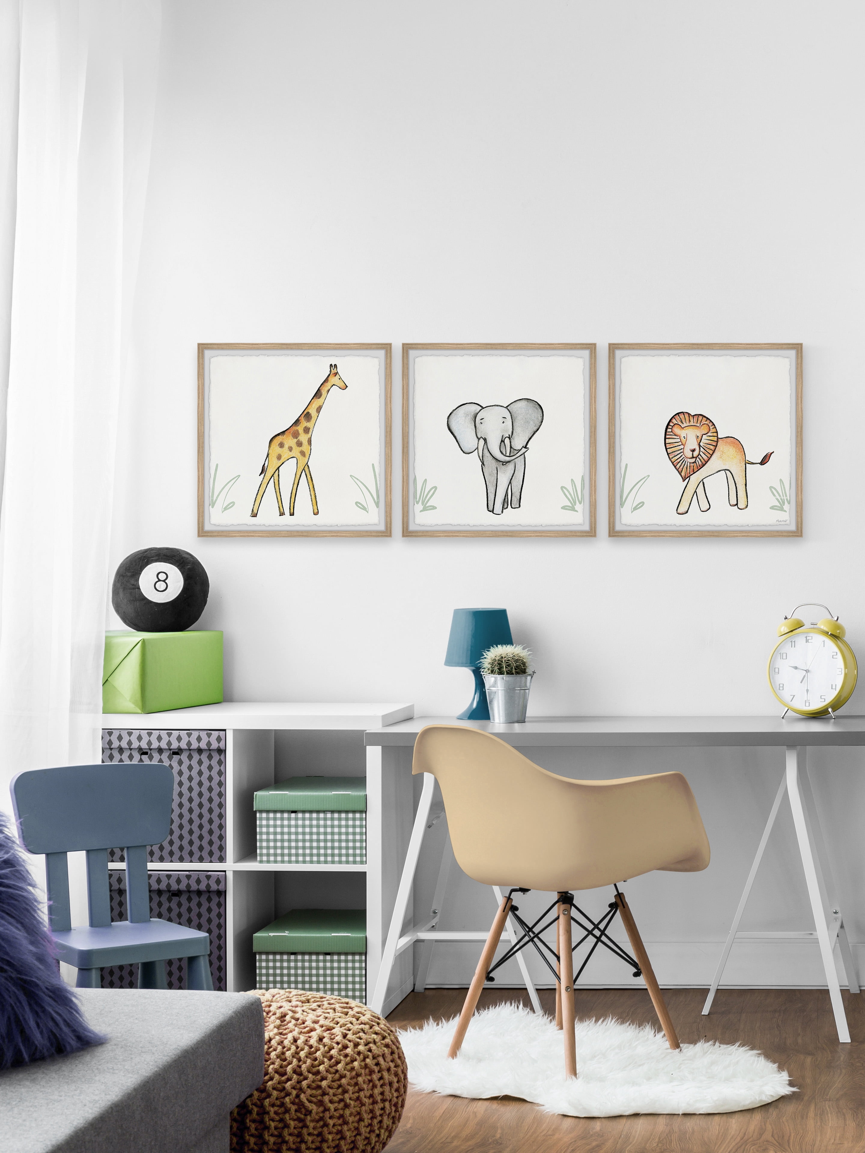 Marmont Hill Printed Animals & Insects Framed Art Prints, Set of 3
