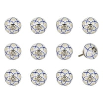 Knob-It Vintage Cabinet Drawer Knobs 12-Piece Set Bohemian Antique Style