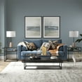 thumbnail image 5 of Evelyn&Zoe Killian 25.5" Modern Metal and Wood Table Lamp with White Drum Fabric Shade, 5 of 7