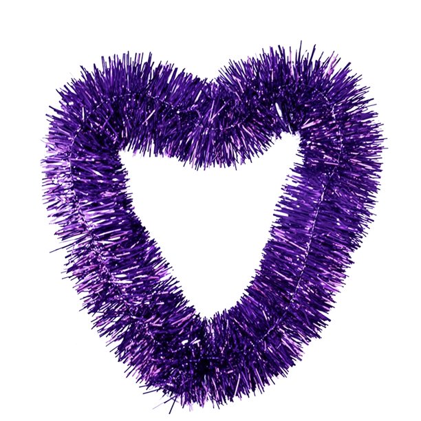Guirnalda Navideña De Papel De Aluminio De 15 Metros Para Árbol, Pared, Barandilla, Oficina En Casa, Eventos, Color Morado