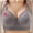c01Gray, variant on Push up Bras for Women Plus Size Comfortable Printing Gathered Front Closure Bras Full Coverage No Underwire Everyday Bra White XXXXL