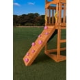thumbnail image 5 of Creative Cedar Designs Timber Valley Wooden Playset with Wooden Roof, Glider Swing, Sandbox, Climbing Wall, Ladder, Slide & Belt Swings, 5 of 6