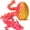 Red, variant on Large 12-inch 3D Printed Dragon in Egg - Flexible Sensory Fidget Toys for Stress Relief - Fluid Motion Articulated Dragon - Unique Tactile Gift for Adults & Teens