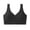 Black-Bras for Women, variant on Minimizer Bras for Women Zip Front Closure Everyday Bra Post Surgery Compression Support Wirefree Bras