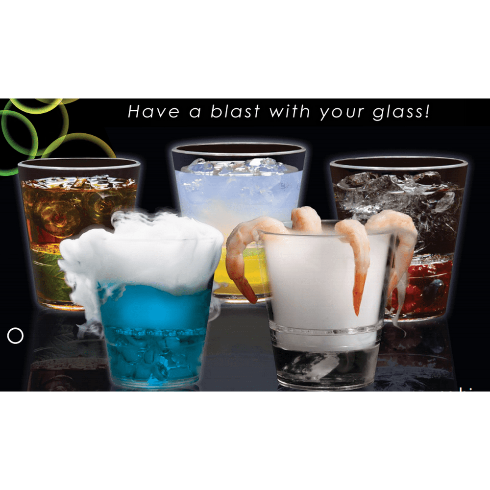 Plastic SHOT GLASS drinking cup shot Cup drink cup with strainer 2PACK