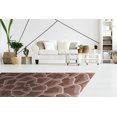 thumbnail image 2 of EORC MAT04BN5X8 5 x 8 ft. Wiled Transitional Hand Tufted Area Rug, Brown, 2 of 5