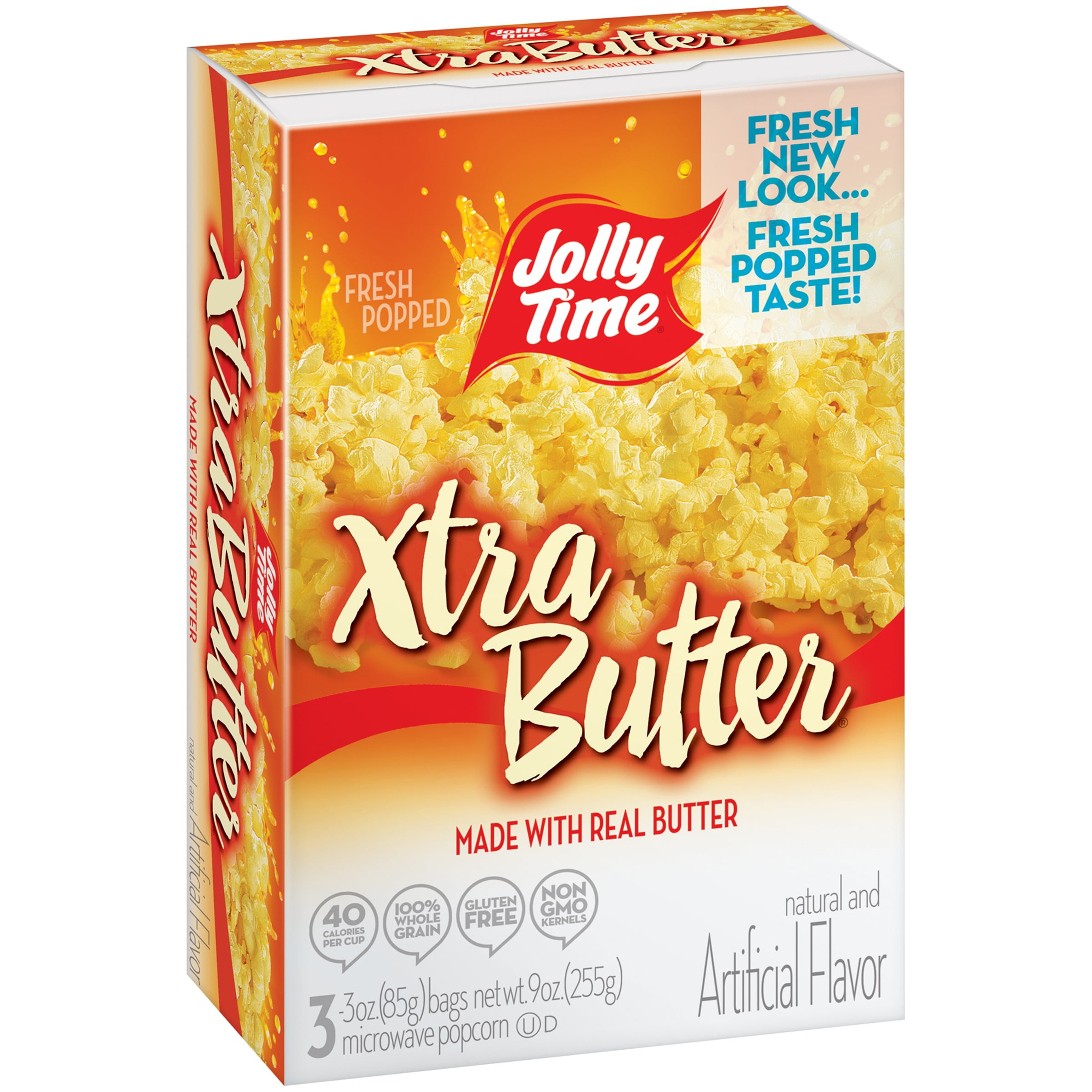 6 Pack Jolly Time Microwave Popcorn Xtra Butter 3 Oz 3 Ct Walmart Com Walmart Com