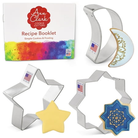 

Ann Clark Ramadan Eid Mubarak Cookie Cutter Set 3-Piece Made in USA