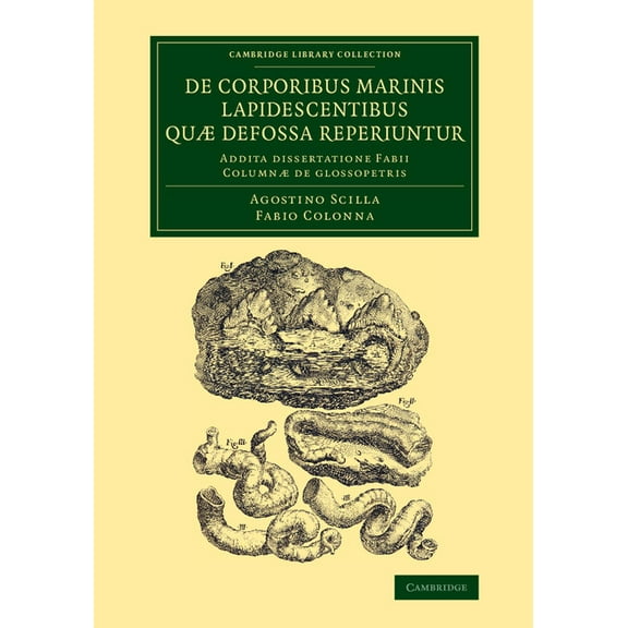Cambridge Library Collection - Earth Sci De corporibus marinis lapidescentibus quÃ¦ defossa reperiuntur, (Paperback)