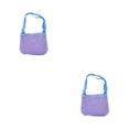 thumbnail image 3 of Inteprter Bolsa de malla conveniente y duradera para juguetes de playa y almacenamiento, bolsa de malla de nailon de amplia aplicación para banda azul púrpura 24*20cm 2Conjunto, 3 of 6