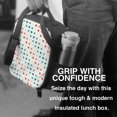 thumbnail image 6 of Disketp Colorful Geometric Insulated Lunch Bag Lunch Box - Lunch Bag for Men Adult Women, 6 of 7