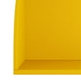 thumbnail image 3 of Yowos Corner Shelf, Modern 5-Tier Bookcase, Stylish Wavy Corner Small Bookcase Storage Rack Plant Stand with Unique Shape for Living Room, Home Office, Yellow, 3 of 9