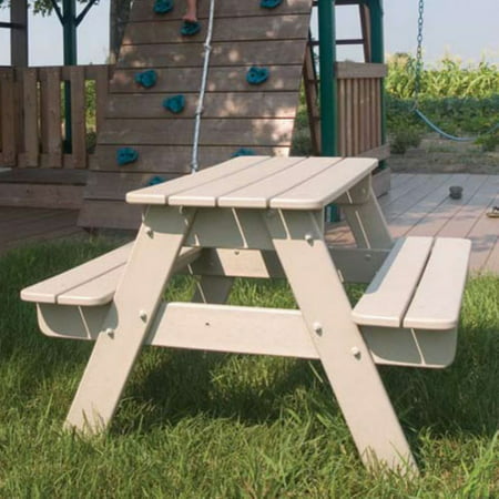 POLYWOOD; Recycled Plastic Kids Picnic Table