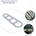 thumbnail image 3 of Pack of 1 Stainless Steel Spaghetti Pasta Measuring Tool with 4 Serving Portion to Properly Measure Spaghetti- Salesdude Kitchen Gadgets, Silver, 7-1/4 inches, c-30, 3 of 8