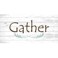 thumbnail image 2 of Kimberly, Allen 24x14 Gold Ornate Wood Framed with Double Matting Museum Art Print Titled - Gather, 2 of 4