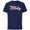 Navy, variant on Disney Mickey & Minnie Coquette Valentine's Day Cute Trip - Short Sleeve Cotton T-Shirt for Adults - Customized-Black