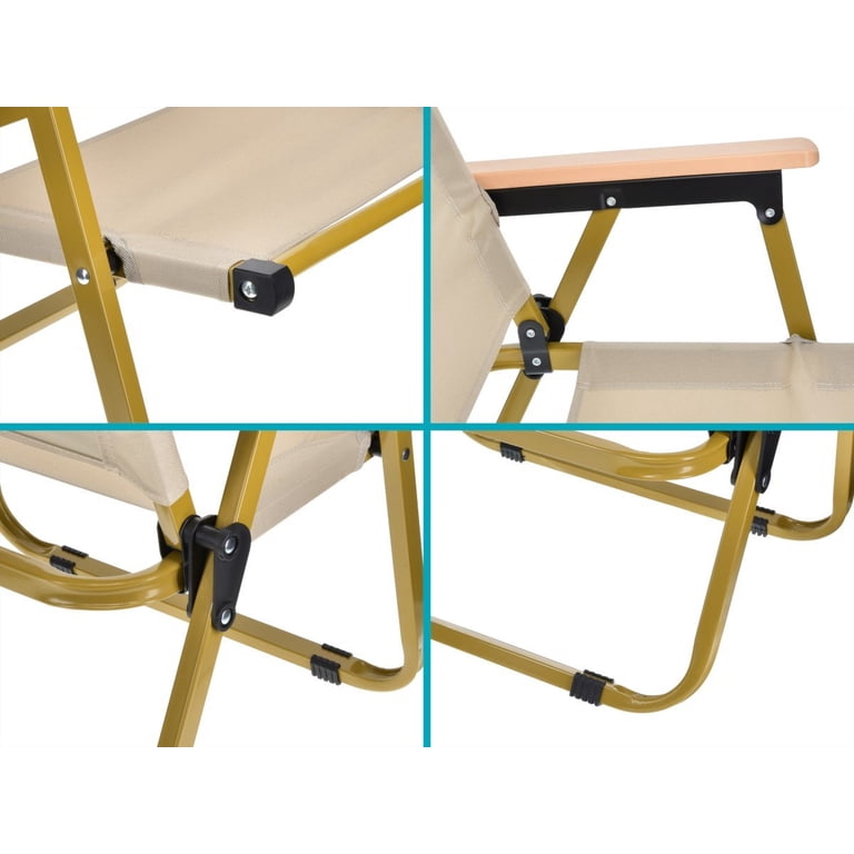 椅子 mobimobiCLARIN FOLDINGCHAIR WITH ARM MPM Foldable Camp Chair, Portable Folding Chair, Collapsible Arm