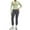 Light Green, variant on Two Piece Outfits for Women Tracksuit Sweat Suits Workout Jogging Sets Loungewear, Athletic Gym Set Womens Solid Tummy Control Yoga Legging Short Sleeve Shirt 2 Pieces Sport Matching Sets