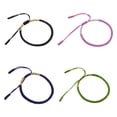 thumbnail image 1 of 4 pulseras tejidas de cuerda de la suerte, pulseras ajustables, para mujeres y adolescentes, 1 of 5