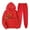 Red, variant on Yuyuzo Unisex 2 Piece Christmas Sets Sweatsuits for Men Women Long Sleeve Sweatshirt Jogging Pants Tracksuits