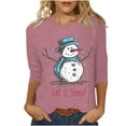 thumbnail image 2 of Qertyioot Sweat-Shirt de Noël pour Femmes, Manches Longues, Col Rond, Décontracté, 2 of 5
