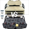 thumbnail image 5 of Xoenoiee Dachshund Golf Clubs Print Golf Cart Seat Cover with Front Pockets, Sightseeing Bus Design Lightweight Golf Cart Seat Blanket Portable Sports Golf Accessories for Club Car, EZGO, Yamaha, 5 of 7
