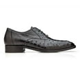 thumbnail image 3 of Belvedere Genuine Ostrich Quill Orlando Black Men’s Oxford Shoes (14), 3 of 3