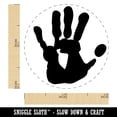 thumbnail image 2 of Left Hand Print Rubber Stamp for Scrapbooking Crafting Stamping - Mini 1/2 Inch, 2 of 7