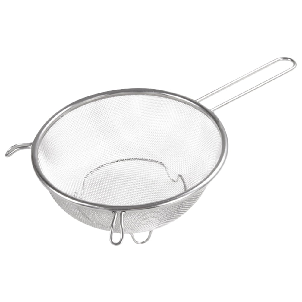 Strainer Skimmer Mesh Ladle Spoon Sifter Sieve Steel Fine Flour Metal ...