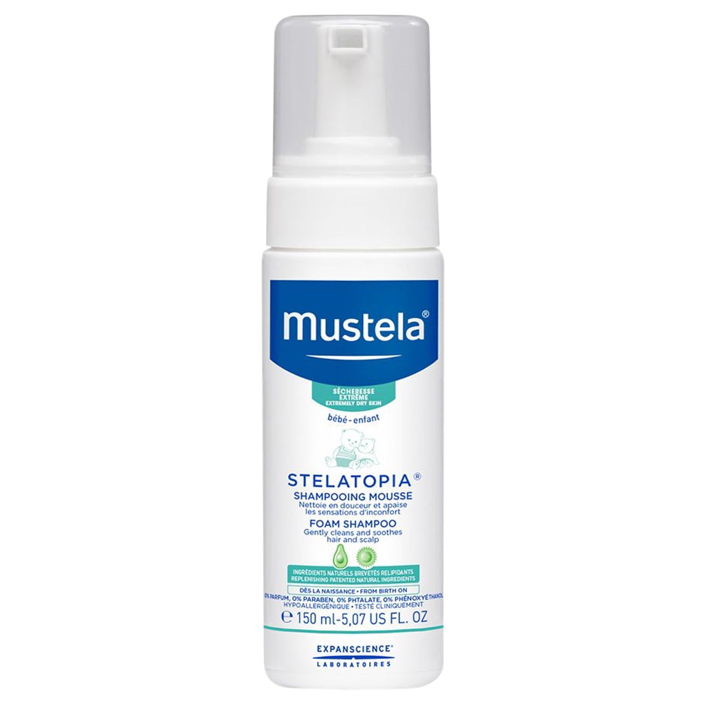 mustela stelatopia shampooing mousse