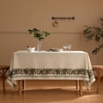 thumbnail image 3 of Mantel ISAENNE de lino para Navidad 160x240 cm Beige, 3 of 9