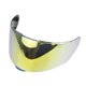 thumbnail image 2 of Casco de protección contra el viento para motocicleta, visera de lente colorida, protector facial completo de repuesto, antirreflejo / a prueba de dorado Macarena visera de motocicleta, 2 of 8
